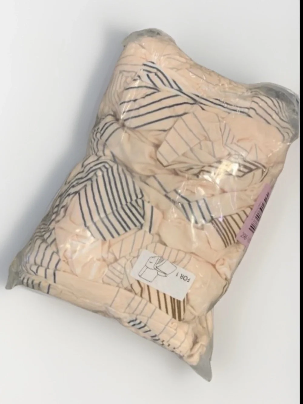 Lazy Boy Recliner Furniture Slipcover Wavy Geometric Print - Cream Brown